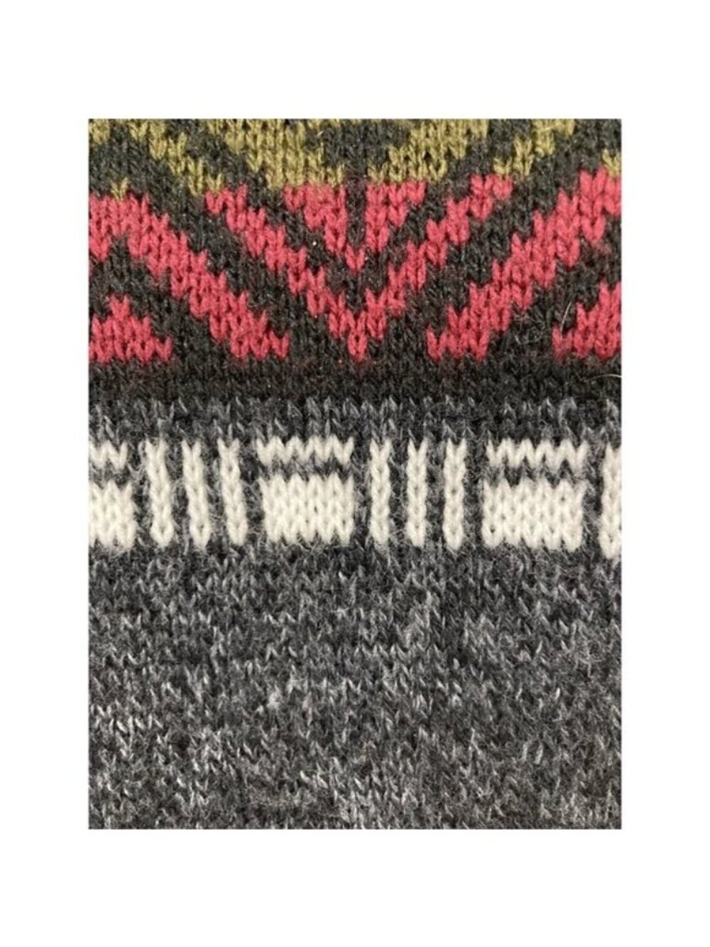 Aylins Peru Alpaca Wool Sweater M Fair Isle Nordic Andean Boho Folk Artisan Knit - Picture 6 of 13